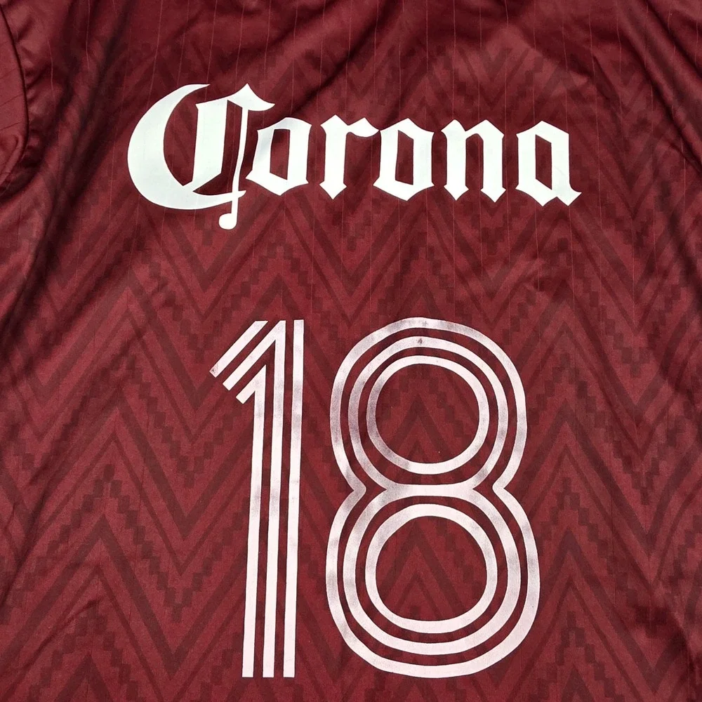 Club America Centenario Football Soccer Jersey‎ Adult Medium Red #18 Corona 2026